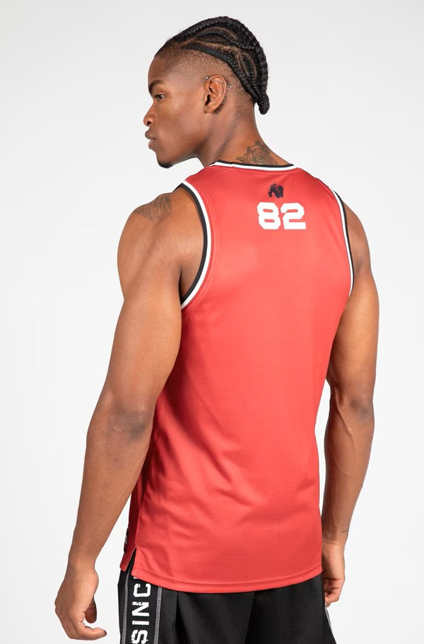 Keene Reversible Tank Top - Rot/Schwarz