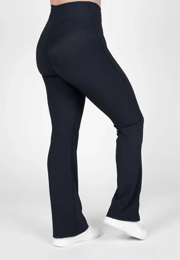 Carmen Flared Leggings - Schwarz