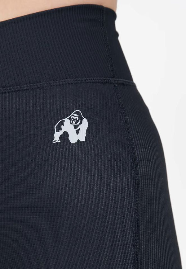 Carmen Flared Leggings - Schwarz