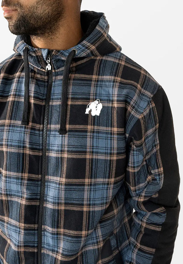 Kenton Jacke - Schwarz/Blau