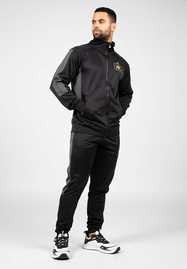 Devon Trainingsjacke - Schwarz/Grau