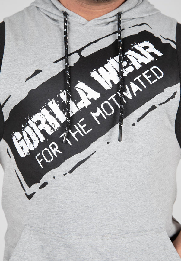 Loretto Hooded Tank Top -Grau