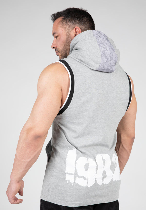 Loretto Hooded Tank Top -Grau