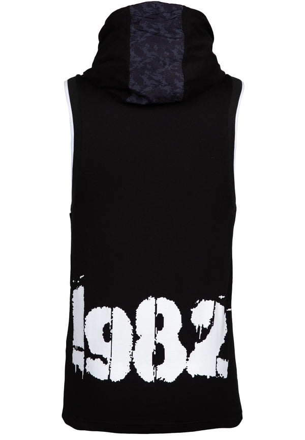 Loretto Hooded Tank Top - Schwarz