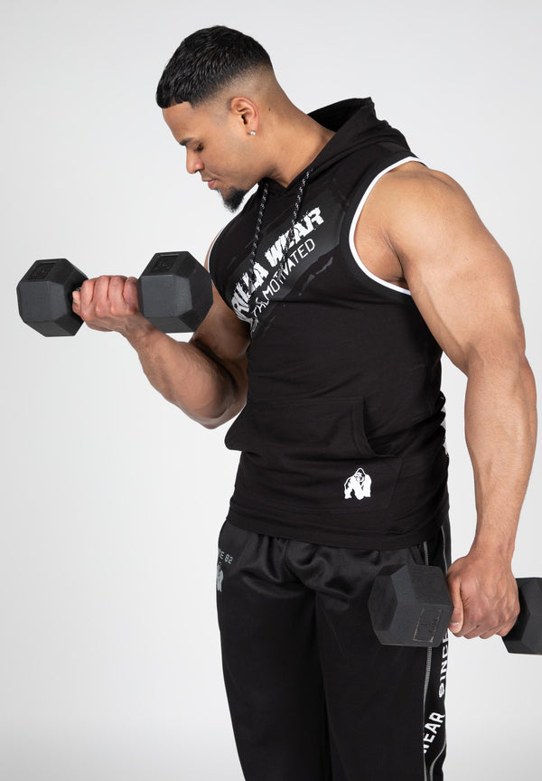 Loretto Hooded Tank Top - Schwarz