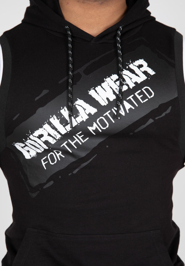 Loretto Hooded Tank Top - Schwarz