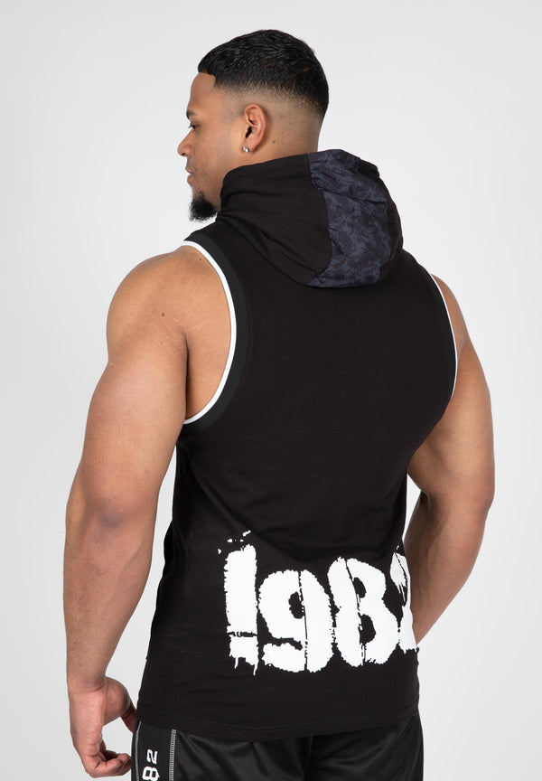 Loretto Hooded Tank Top - Schwarz
