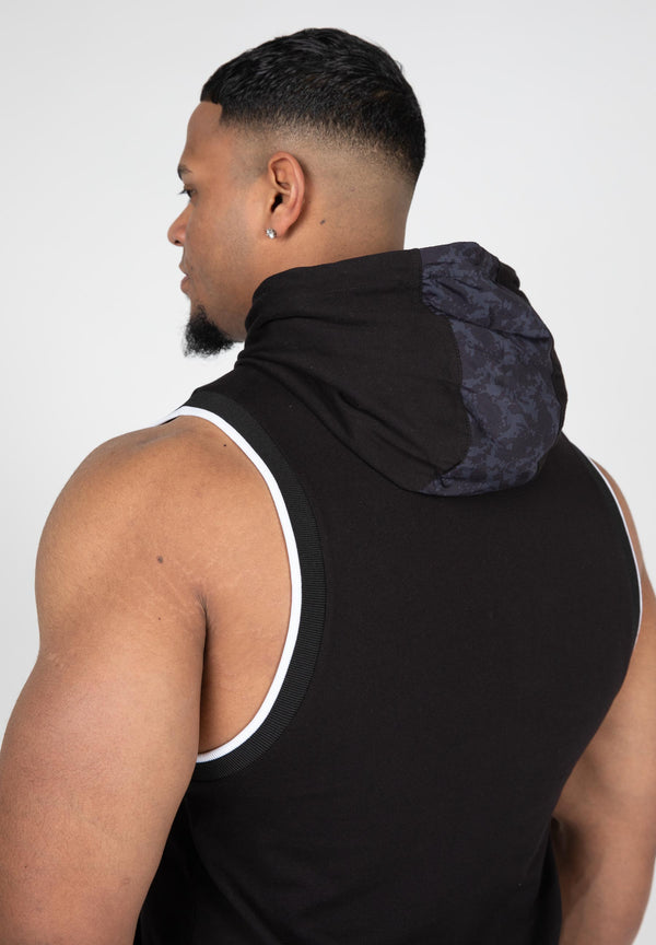 Loretto Hooded Tank Top - Schwarz