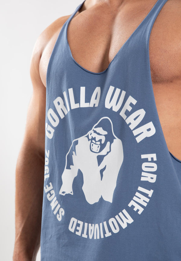 Melrose Tank Top - Blau/Weiss