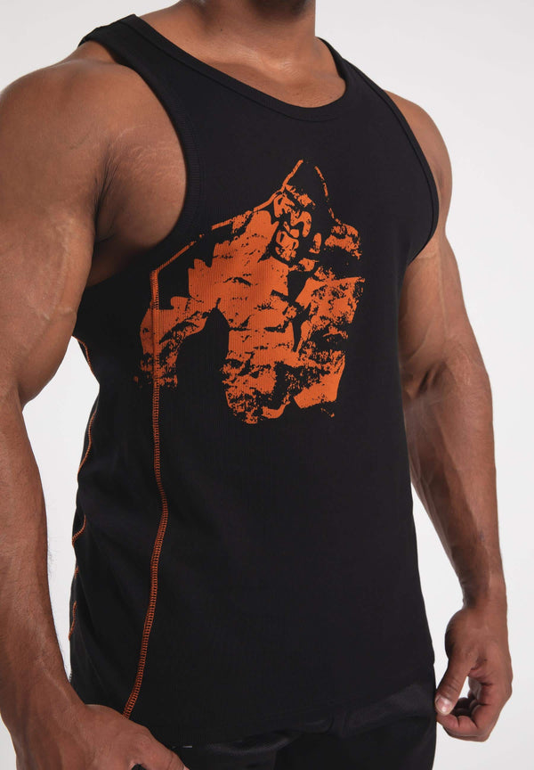 Monterey Tank Top - Schwarz/Orange