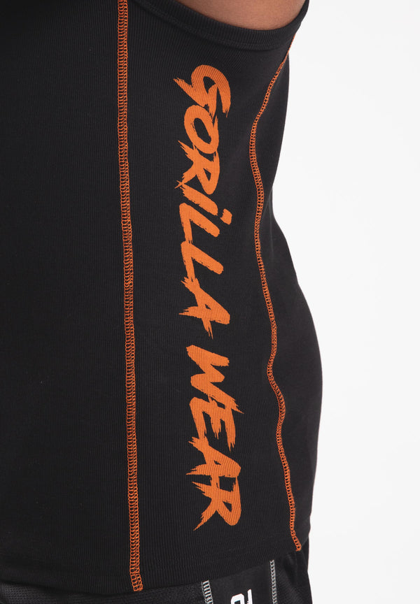 Monterey Tank Top - Schwarz/Orange
