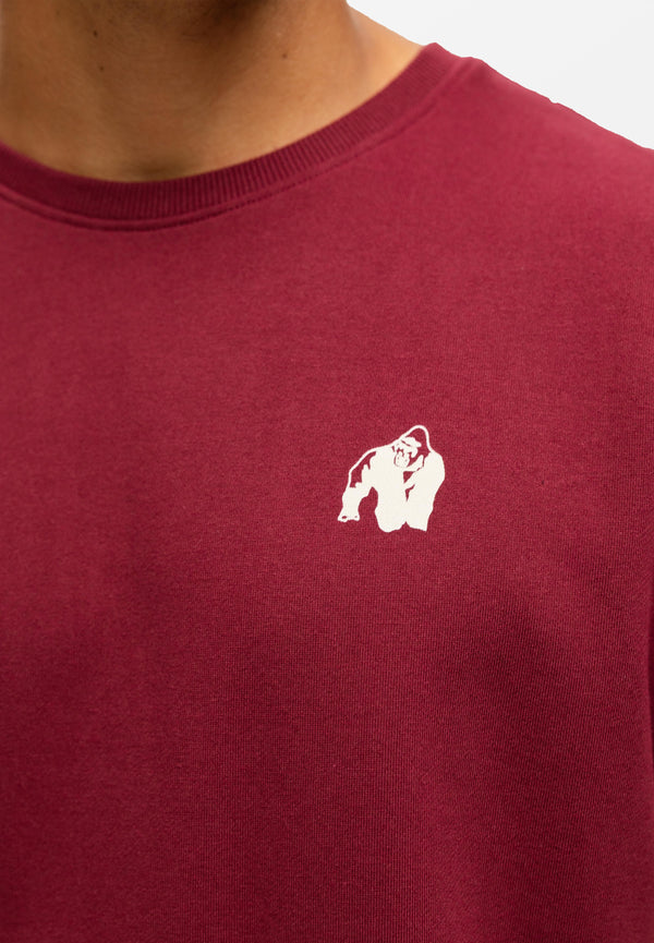 Bouse Cut Off Tank Top - Bordeaux