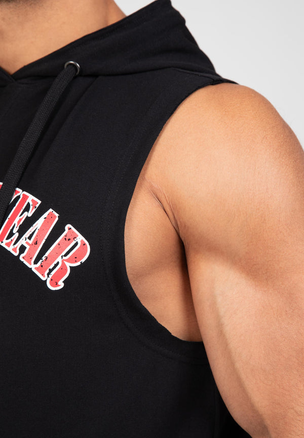 Chico Ärmelloses T-Shirt mit Kapuze - Schwarz