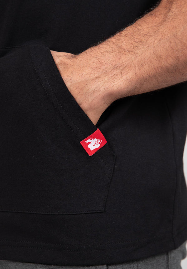 Chico Ärmelloses T-Shirt mit Kapuze - Schwarz