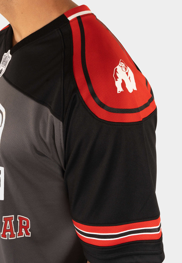 Tyler Football Jersey - Schwarz/Rot