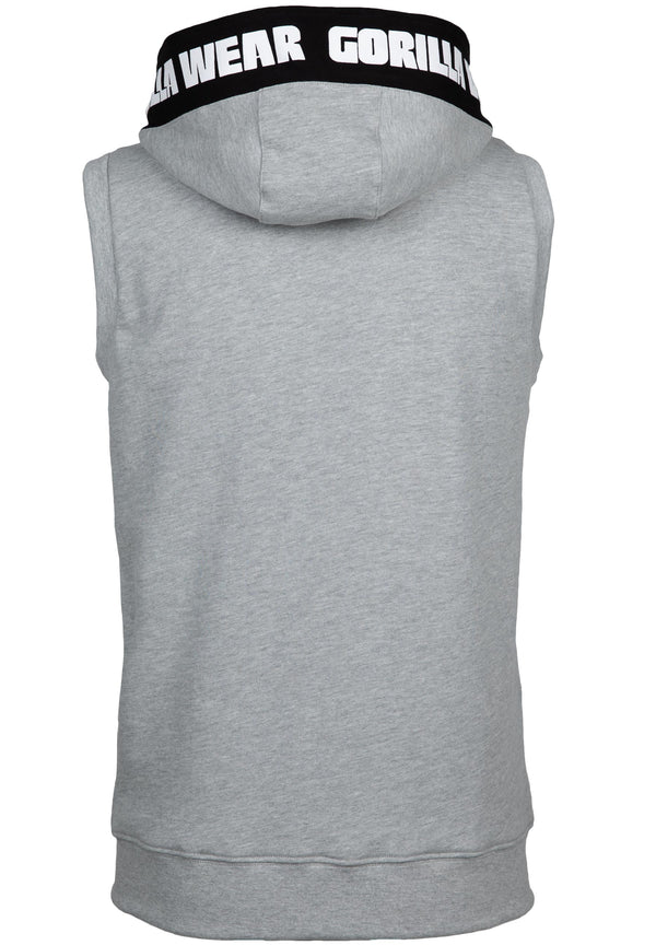 Milwaukee Zip Hooded Tank Top - Grau