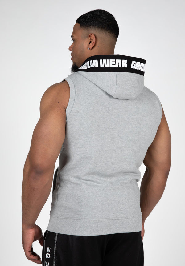 Milwaukee Zip Hooded Tank Top - Grau