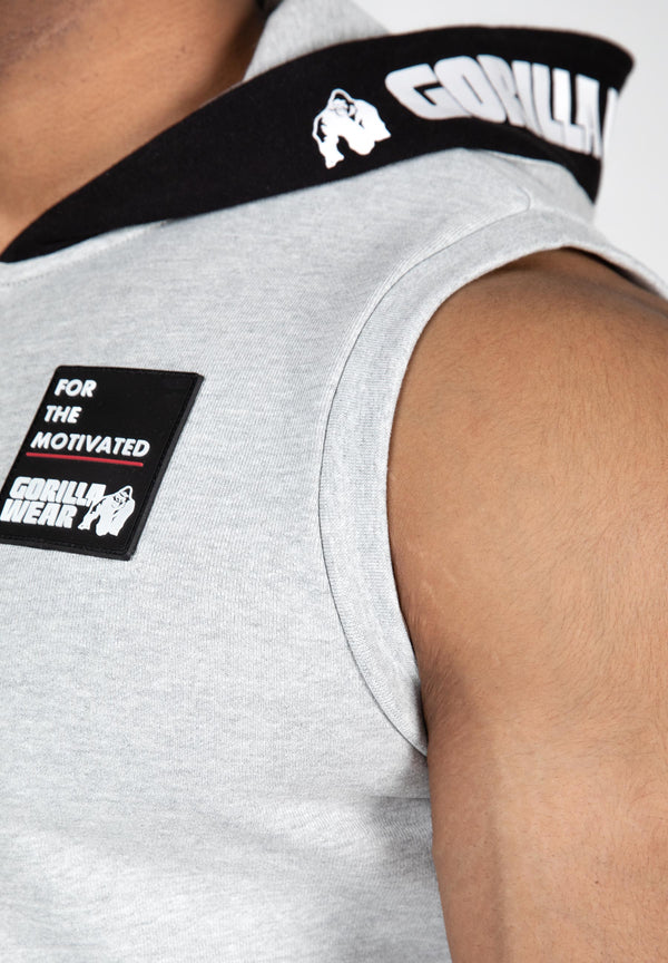 Milwaukee Zip Hooded Tank Top - Grau