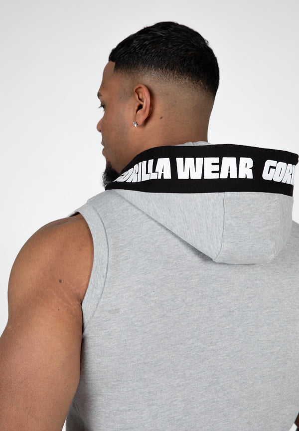 Milwaukee Zip Hooded Tank Top - Grau