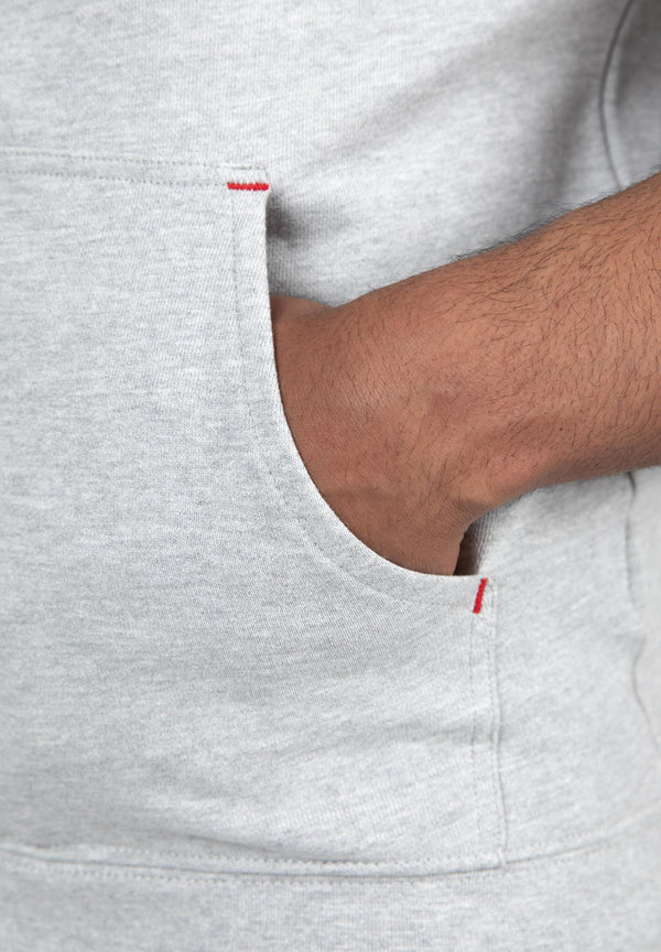 Milwaukee Zip Hooded Tank Top - Grau