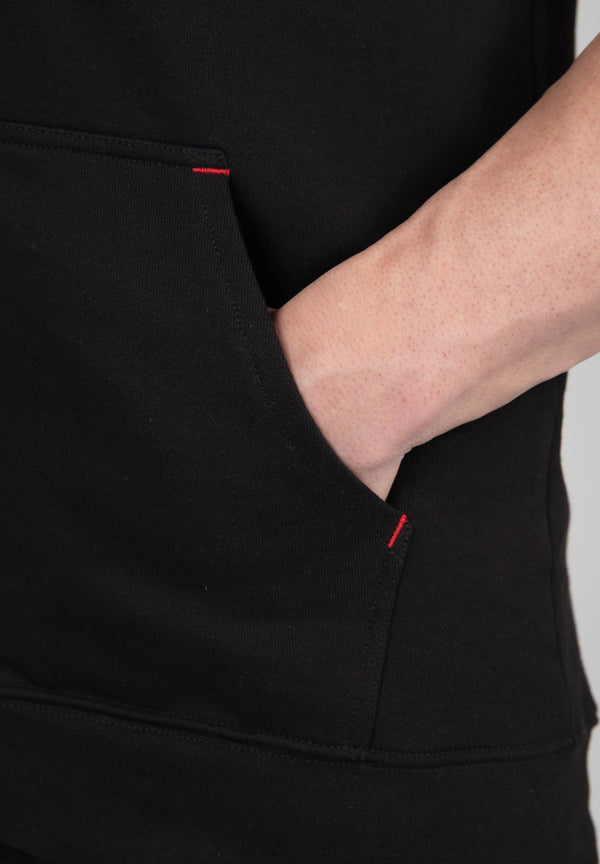 Milwaukee Zip Hooded Tank Top - Schwarz