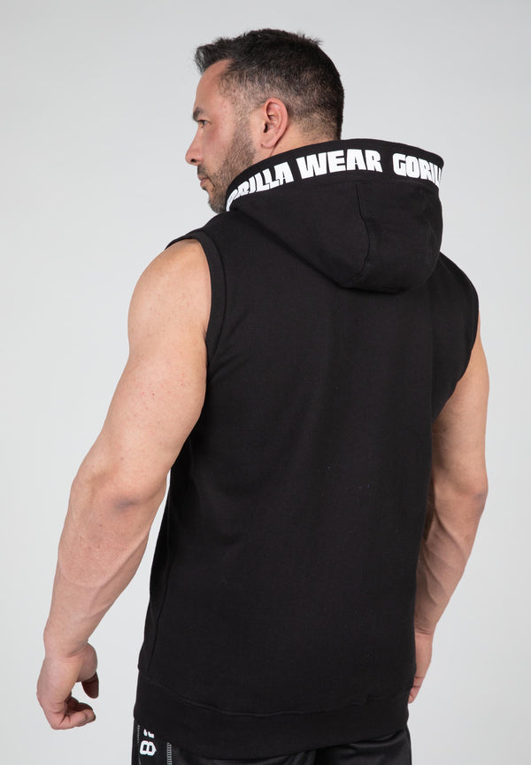 Milwaukee Zip Hooded Tank Top - Schwarz