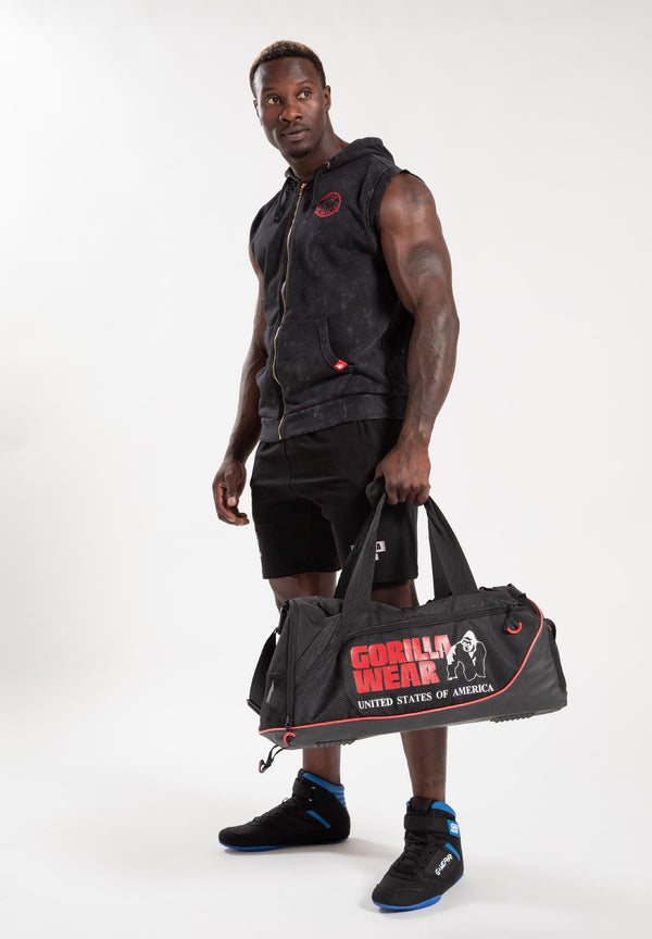 Silverdale Ärmelloser Kapuzenpullover - Schwarz