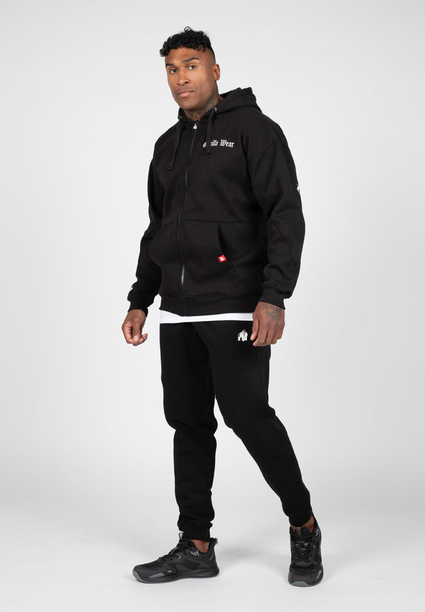 UTAH Zip Hoodie Schwarz