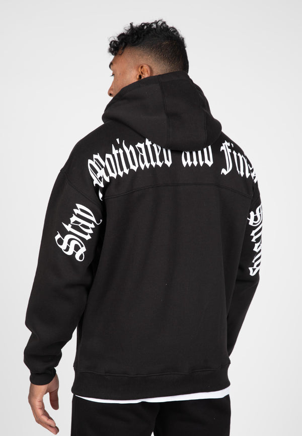 UTAH Zip Hoodie Schwarz