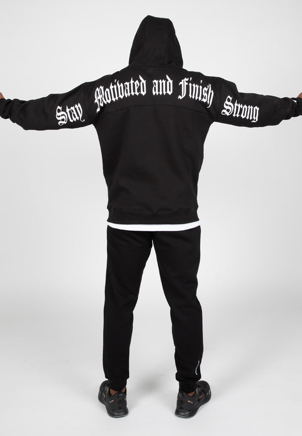 UTAH Zip Hoodie Schwarz