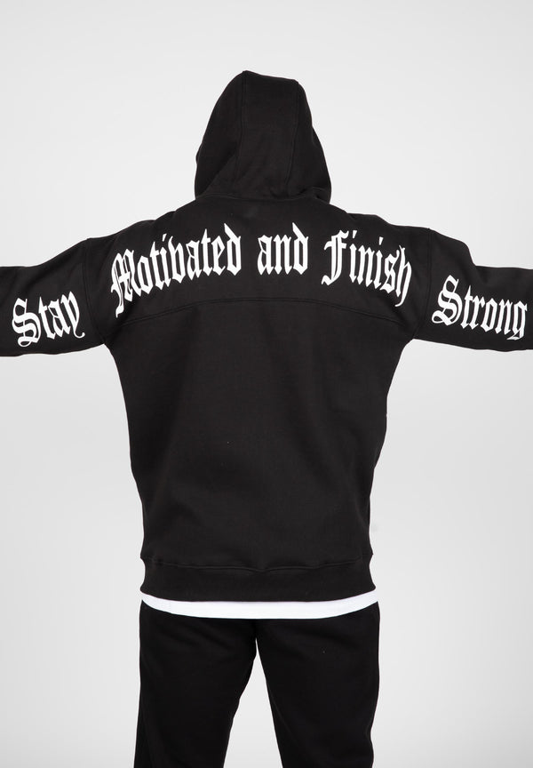 UTAH Zip Hoodie Schwarz