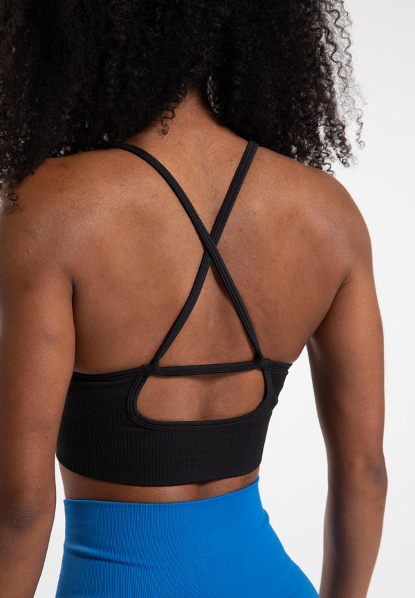 Olivia Seamless Sports Bra - Schwarz