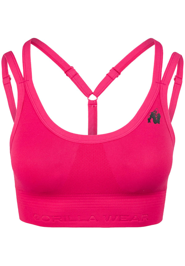 Whitney Seamless Sports Bra - Pink