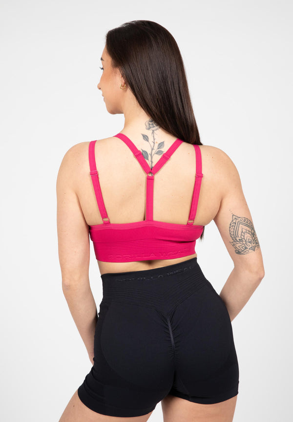 Whitney Seamless Sports Bra - Pink