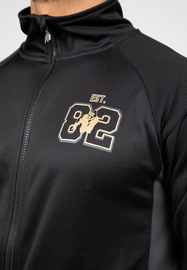 Devon Trainingsjacke - Schwarz/Grau