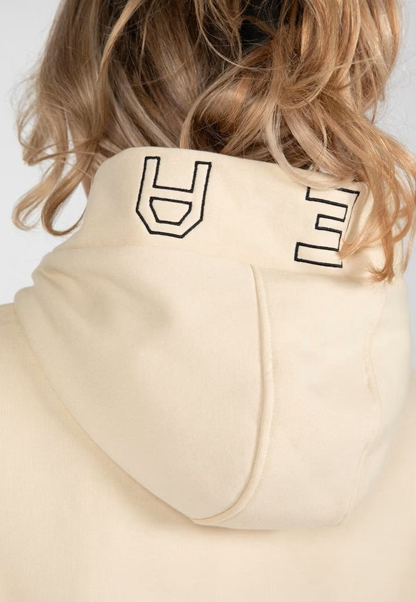 Tracey Cropped Hoodie - Beige