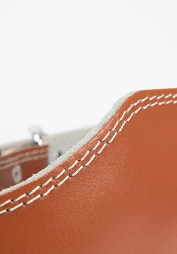 Gorilla Wear 6 Inch Padded Leather Lifting Belt - Braun