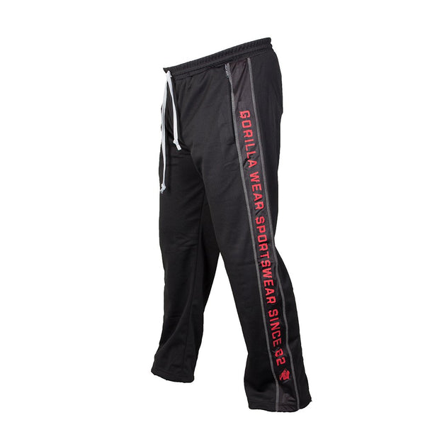 Functional Mesh Pants Schwarz/Rot
