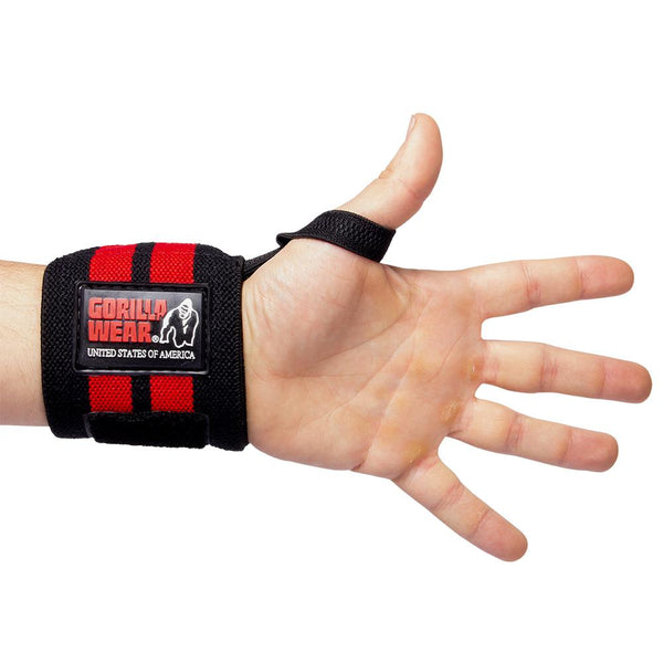 Wrist Wraps PRO - Schwarz/Rot