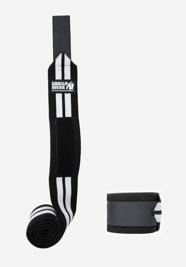 Knee Wraps Schwarz/Weiss - 250cm