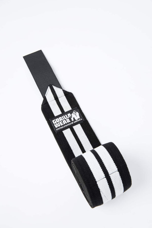 Knee Wraps Schwarz/Weiss - 250cm