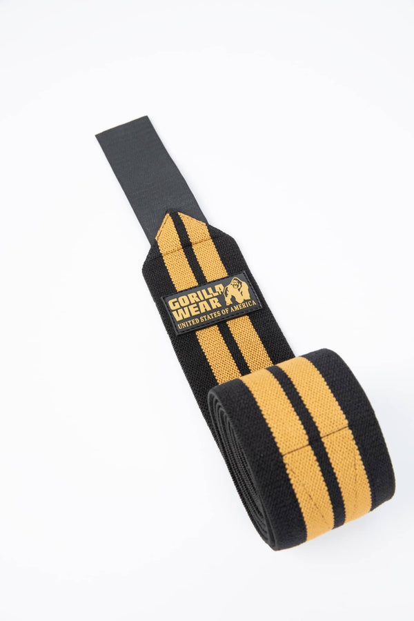 Knee Wraps Schwarz/Gold - 250cm
