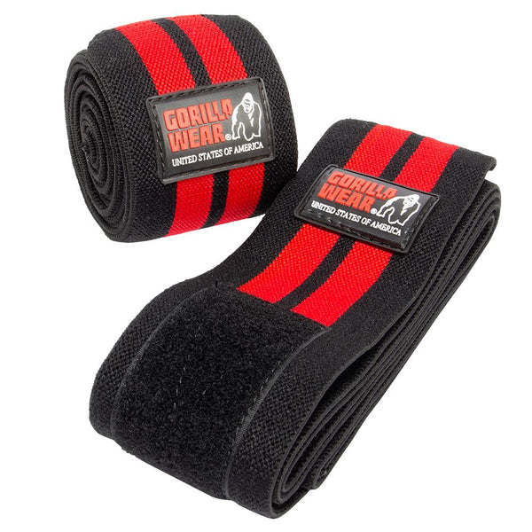 Knee Wraps 79 Inch - Schwarz/Rot