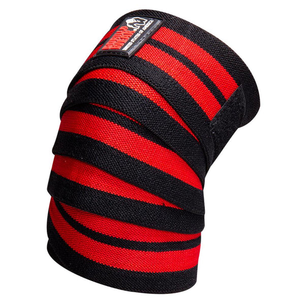 Knee Wraps 79 Inch - Schwarz/Rot