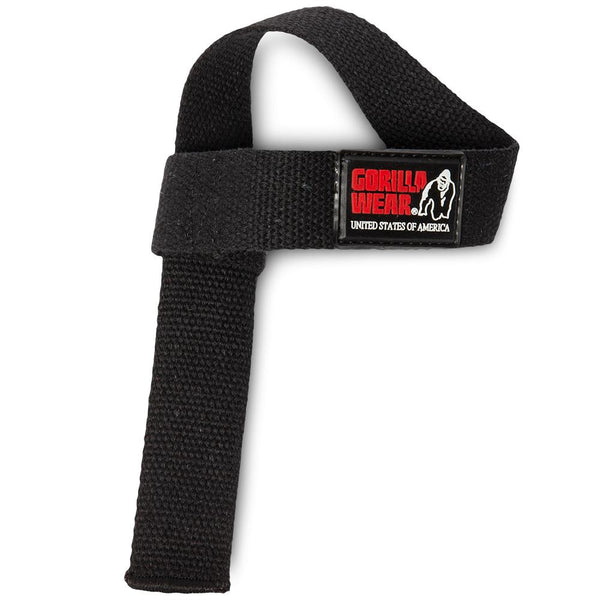 Non-Padded Lifting Straps - Schwarz