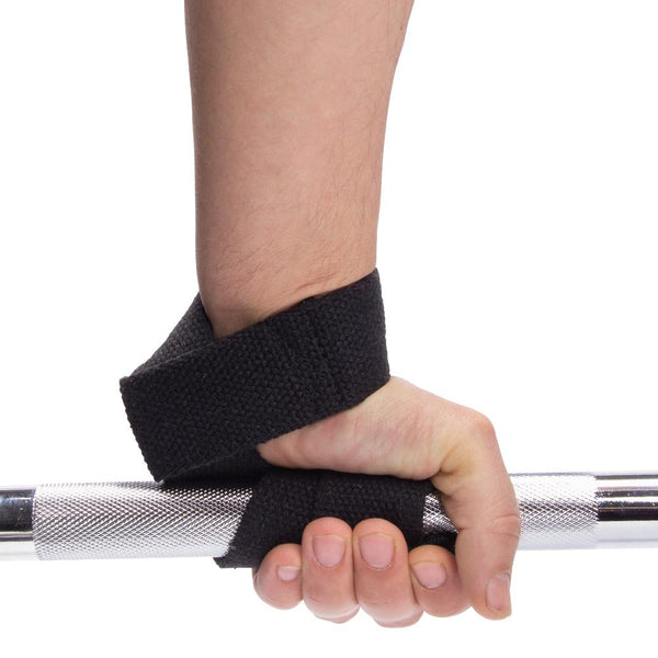 Non-Padded Lifting Straps - Schwarz
