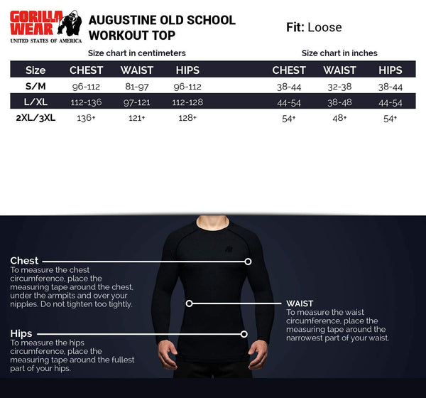 Augustine Old School Work Out Top - Grau