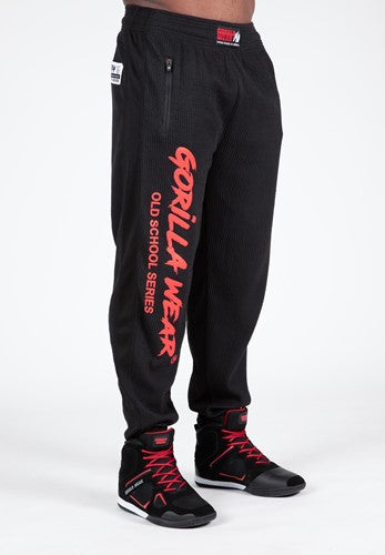 Augustine Old School Pants - Schwarz/Rot