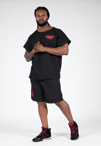 Augustine Old School Shorts - Schwarz/Rot