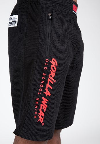 Augustine Old School Shorts - Schwarz/Rot